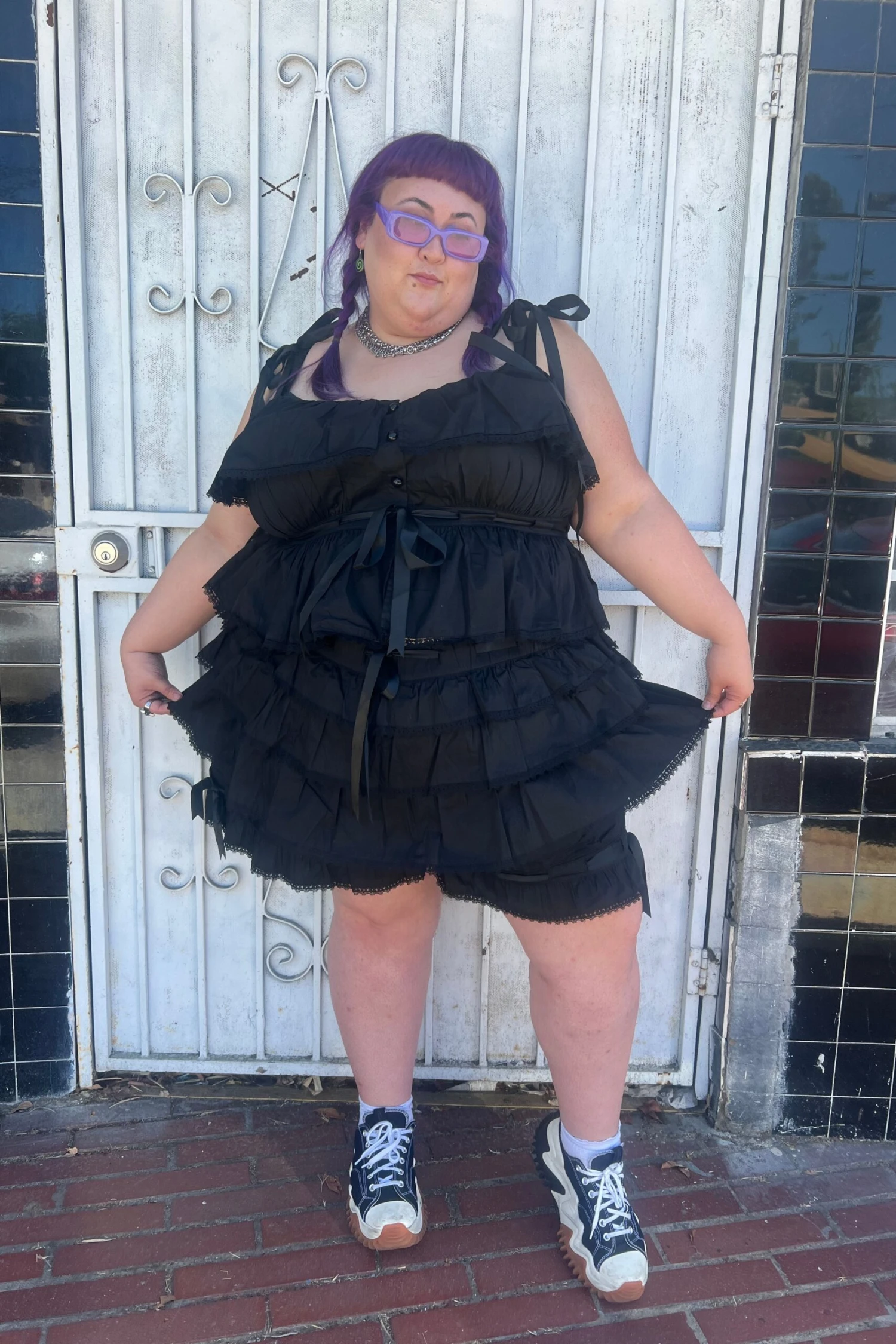 Fern Black Bloomer Shorts 9 Fern Black Bloomer Shorts - Image 7