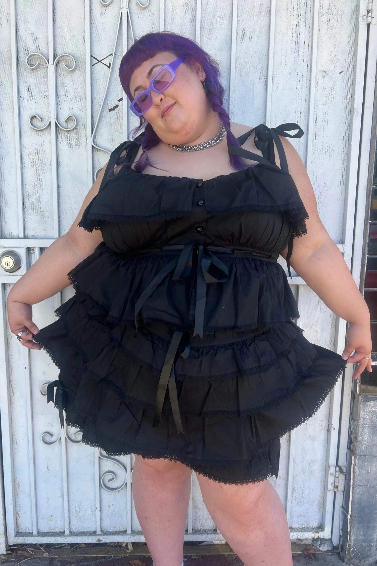 Fern Black Bloomer Shorts 7 Fern Black Bloomer Shorts - Image 5