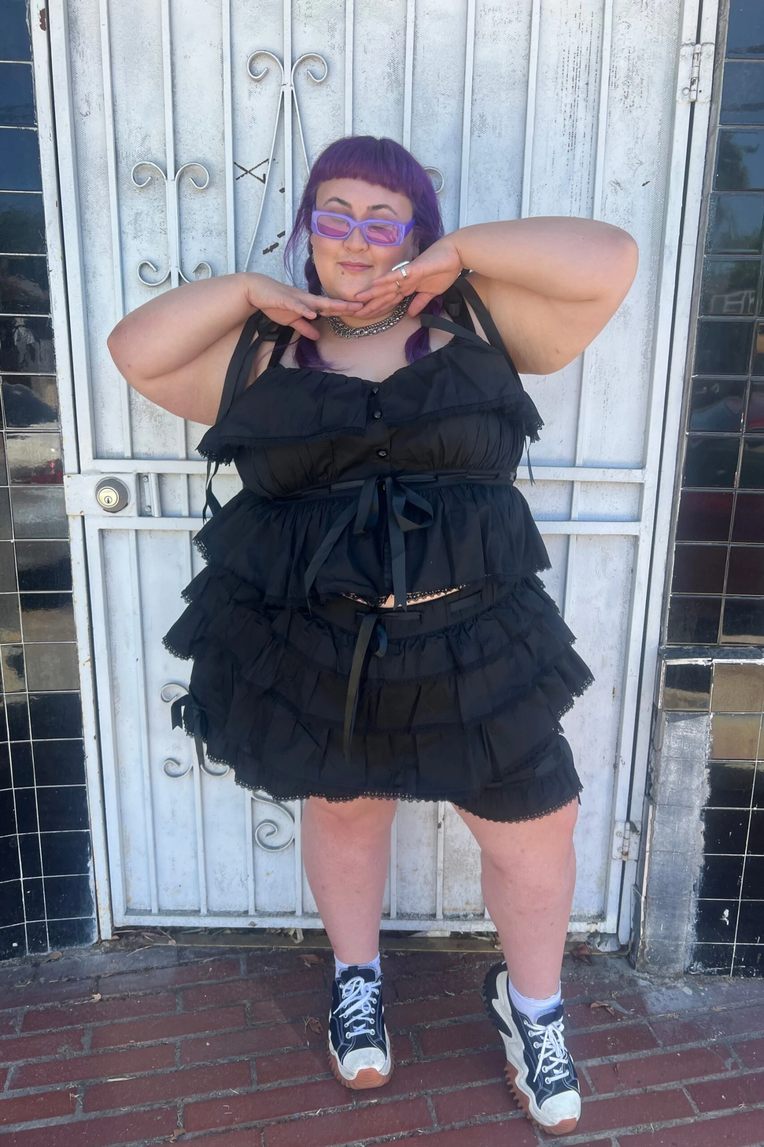 Fern Black Bloomer Shorts 10 Fern Black Bloomer Shorts - Image 8