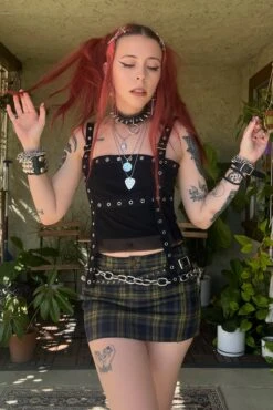 Black Aeon Grommet Tank -TUNNEL Vision Outlet KJWANVJWKD