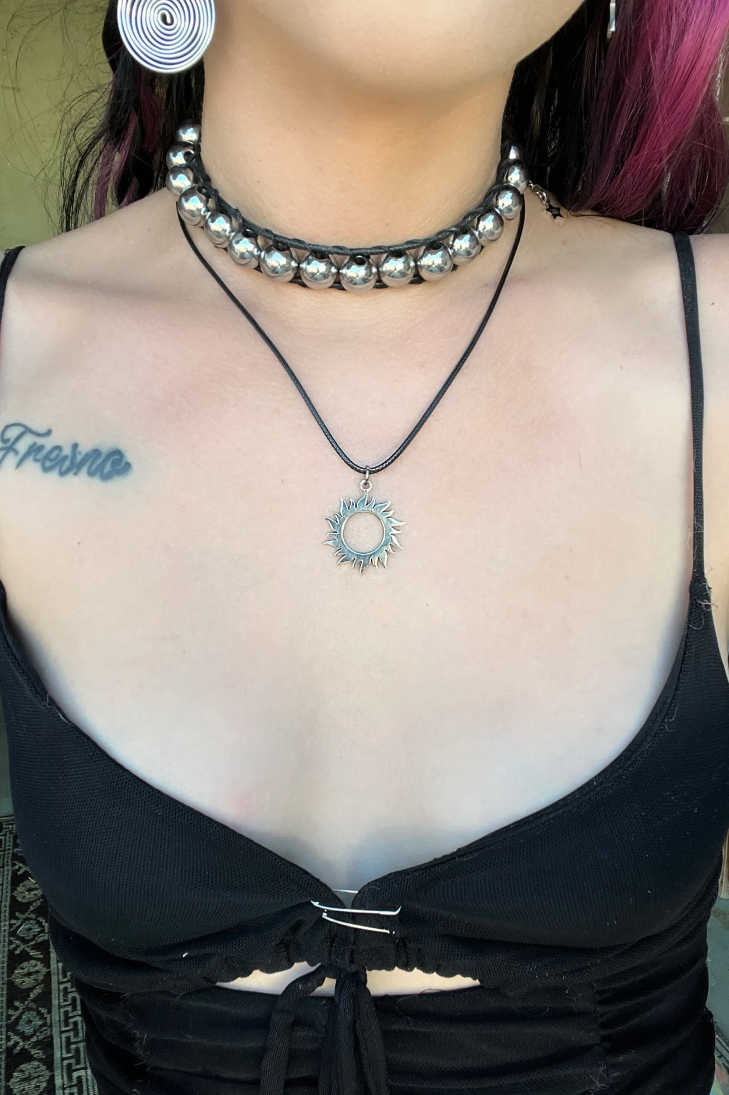 Black Hole Sun Necklace 4 Black Hole Sun Necklace - Image 2