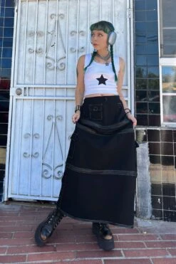 Black Carmen 5-in-1 Convertible Cargo Skirt 28 Black Carmen 5-in-1 Convertible Cargo Skirt -TUNNEL Vision Outlet blk6 58575968 5142 4333 9eed 7d3dd40d0392