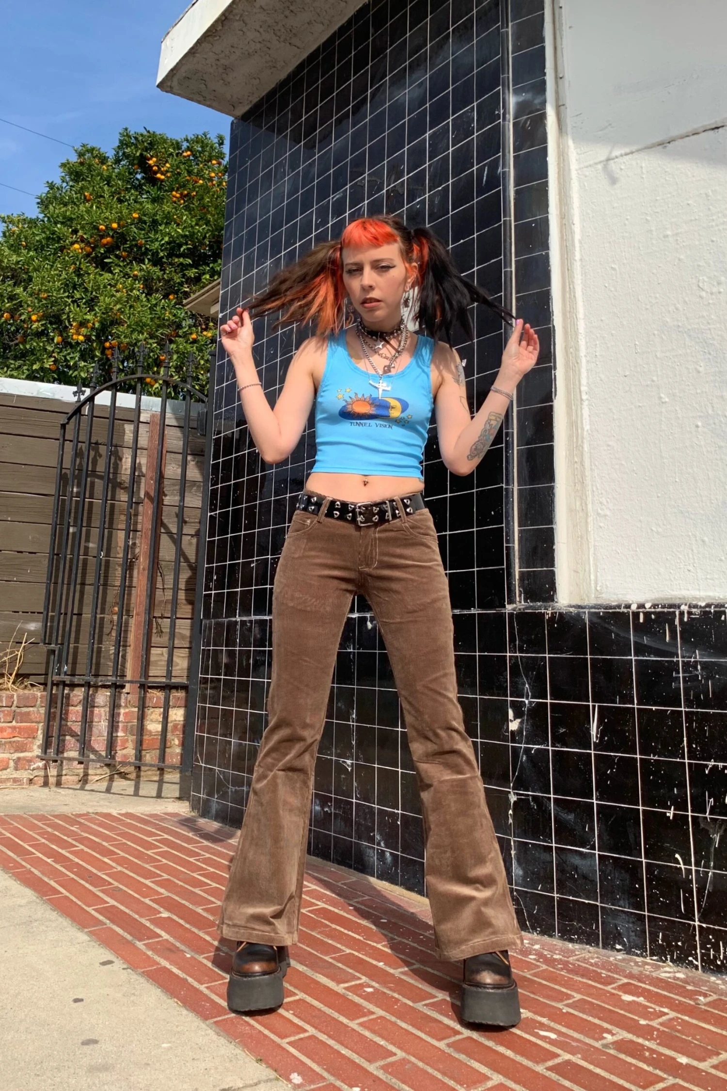 TUNNEL VISION SECONDHAND (GRADE A) Melody Brown Corduroy Flares 13 TUNNEL VISION SECONDHAND (GRADE A) Melody Brown Corduroy Flares - Image 12