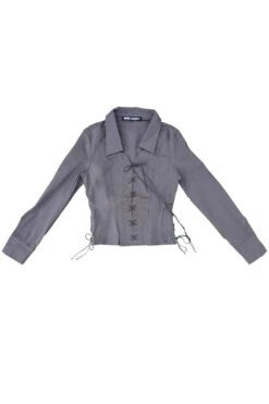 Libby Cement Corset-Lace Shirt