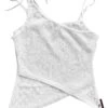 Disco White Lace Criss-Cross Layer Top 1 Disco White Lace Criss-Cross Layer Top -TUNNEL Vision Outlet g eks