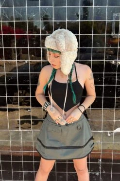 Olive Carmen 5-in-1 Convertible Cargo Skirt 30 Olive Carmen 5-in-1 Convertible Cargo Skirt -TUNNEL Vision Outlet grn9