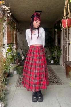 Muzzle Plaid Maxi Kilt -TUNNEL Vision Outlet ksv