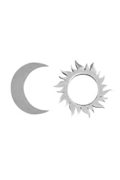 Sun & Moon Stud Earrings