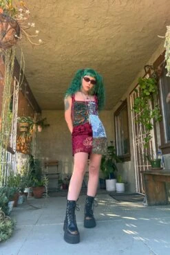 Patchwork Gretchen Swing Dress 25 Patchwork Gretchen Swing Dress -TUNNEL Vision Outlet multi3