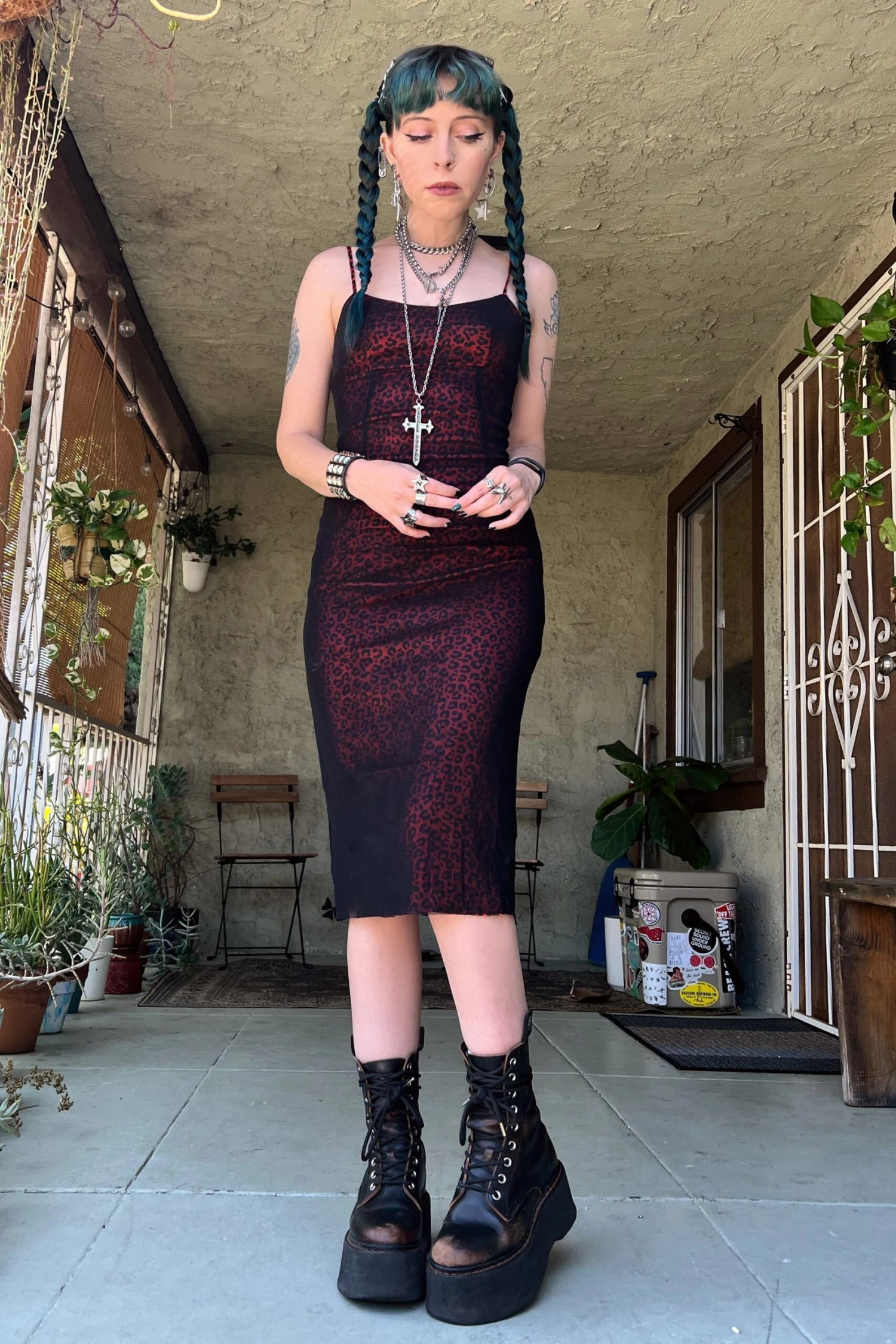 Red Cheetah Cameron Dress 6 Red Cheetah Cameron Dress - Image 4