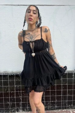 Baby Dolly Black Mini Dress -TUNNEL Vision Outlet sarahphotos 10