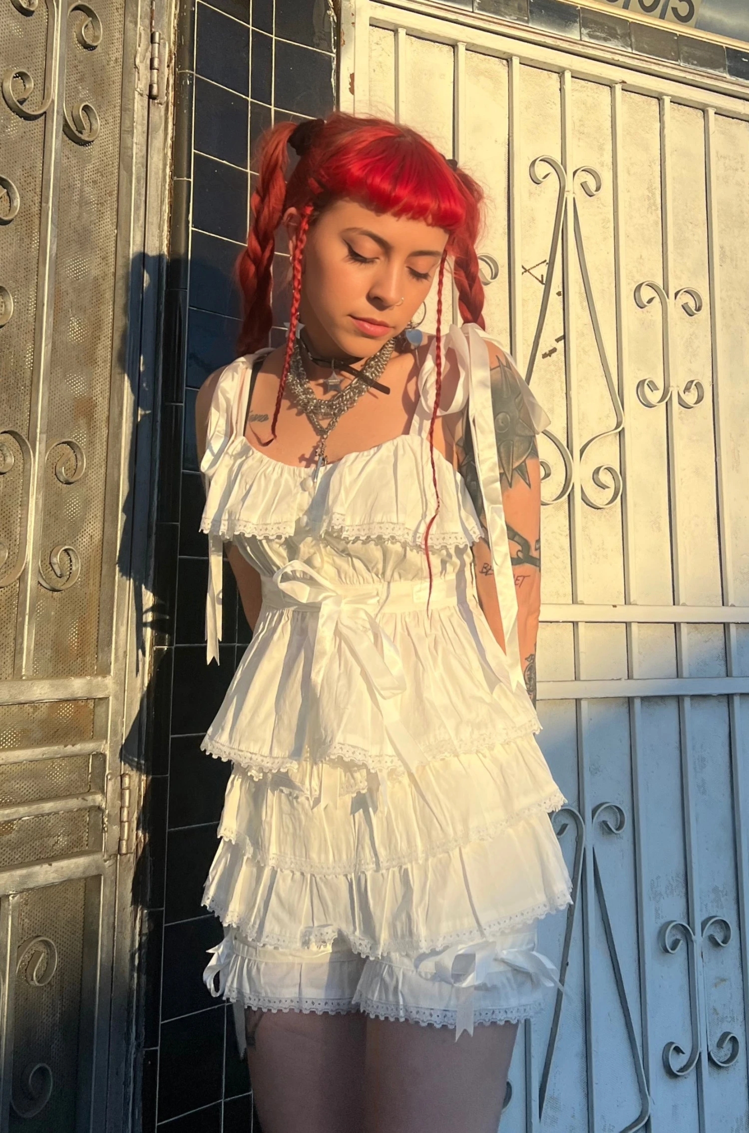 Fern White Bloomer Set 5 Fern White Bloomer Set - Image 3