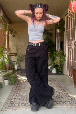 Reggie Black Denim Cargo Baggies 17 Reggie Black Denim Cargo Baggies -TUNNEL Vision Outlet sldjkV