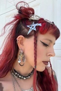 Heart On A Pin Earrings -TUNNEL Vision Outlet svdjkh