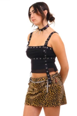 Black Aeon Grommet Tank -TUNNEL Vision Outlet tehya2 5891