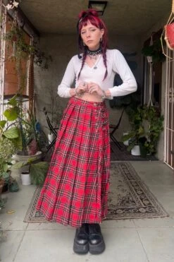 Muzzle Plaid Maxi Kilt -TUNNEL Vision Outlet usKVDJ