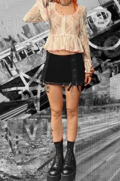 PRE-ORDER: Doll Face White Lace Babydoll Top 21 PRE-ORDER: Doll Face White Lace Babydoll Top -TUNNEL Vision Outlet uwfEIGKLA